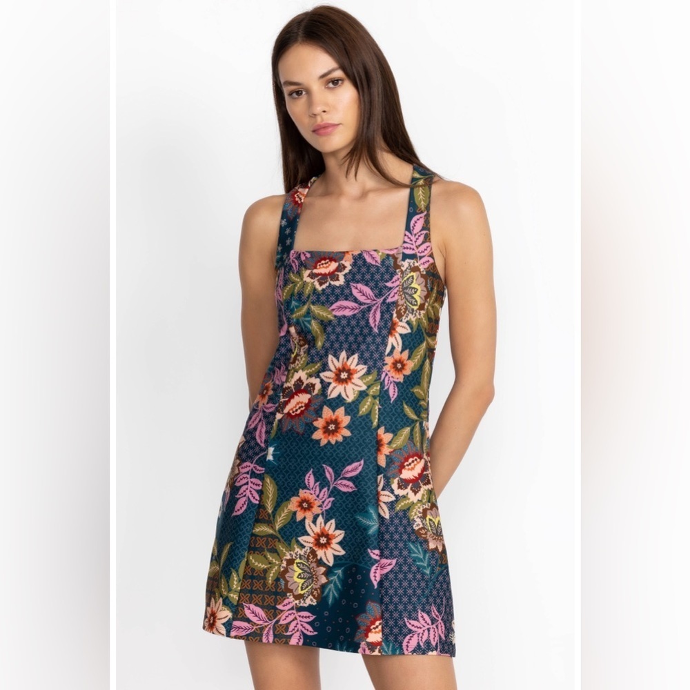 NWT Johnny Was Delfino Twist Back Tennis Dress M